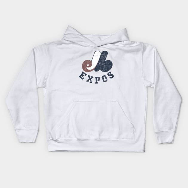 Montreal Expos 1969 Kids Hoodie by GisarRaveda